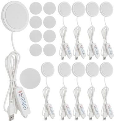 Smart Shopping Spot USB Powered LED Lamp Kit With 3 Color Modes Dimmable Under Cabinet Light For 3D Printing Workspace 10pcs