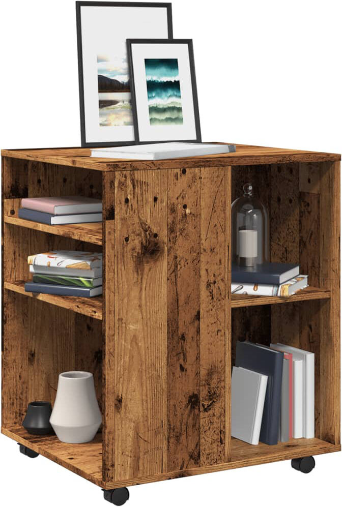 Alpen Home Alarins End Table Reclaimed Wood 72cm H X 60cm W X 53cm D