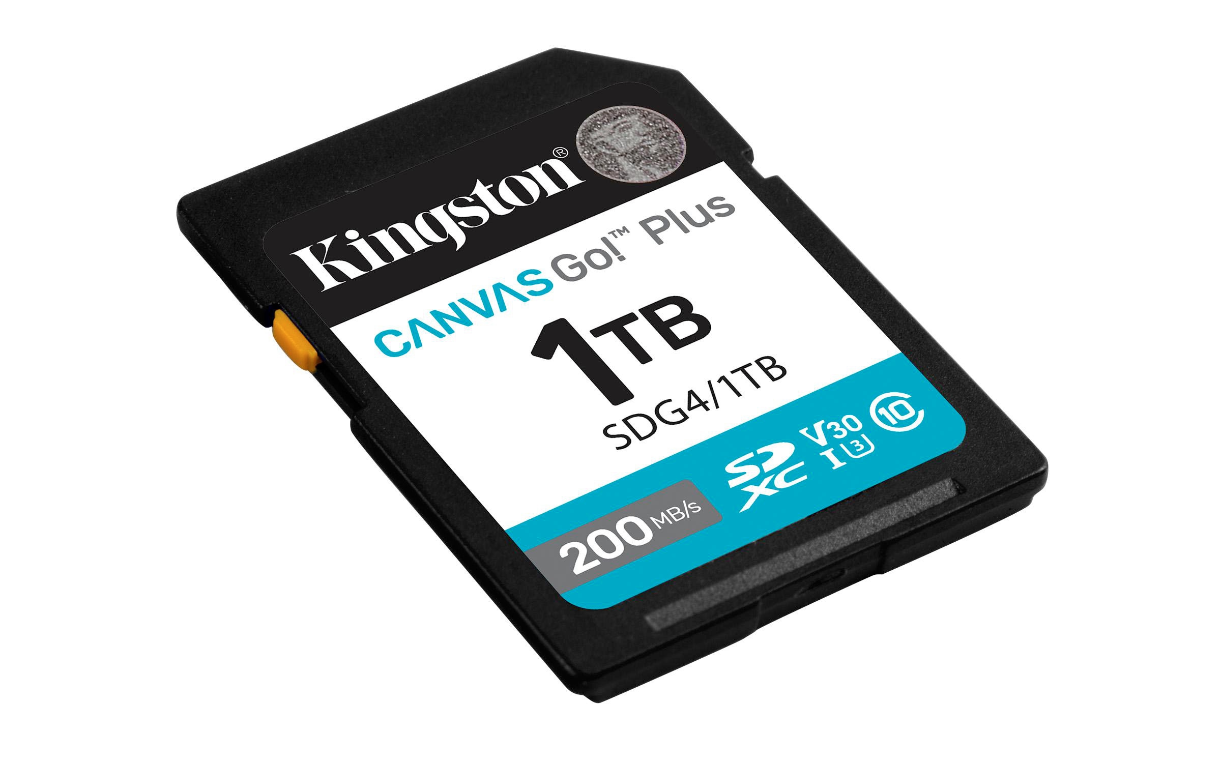 Kingston Canvas Go! Plus Gen4 1TB SDXC Speicherkarte (200 MB/s, C10 UHS-I U3 V30) SDG4/1TB