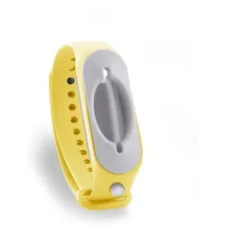 Cleanbrace Desinfektionsarmband 2.0 in Gelb - Armband für Desinfektionsmittel  - 1 Stück