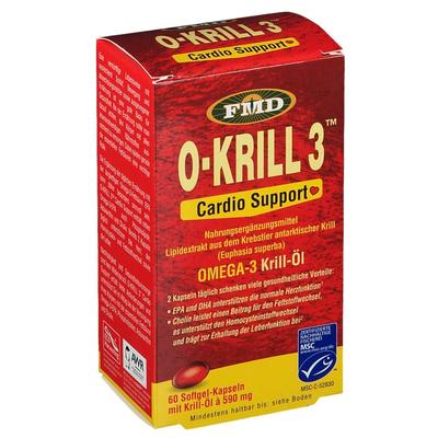 O Krill3 Omega-3 Krill-Öl Kapseln 60 St