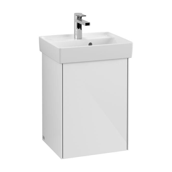 Villeroy & Boch Collaro Waschtischunterschrank C00501DH 41x54,6x34,4cm, mit LED-Beleuchtung, Glossy White
