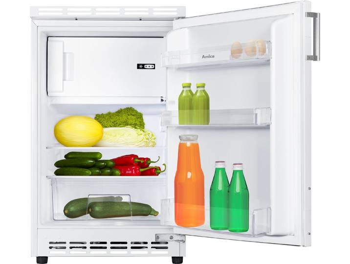 Amica Einbaukühlschrank UKSD 361 951, 81,5 cm hoch, 49,5 cm breit, Kühl, leise, flexibel – dein moderner Küchenbegleiter
