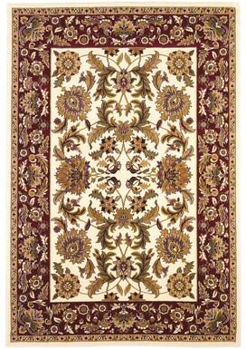Copper Grove Veit Ivory/Red Classic Traditional Area Rug