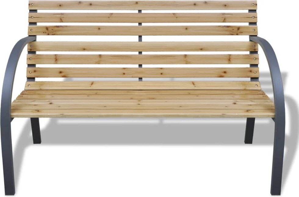 Gartenbank 47.2äu Holz und Eisen