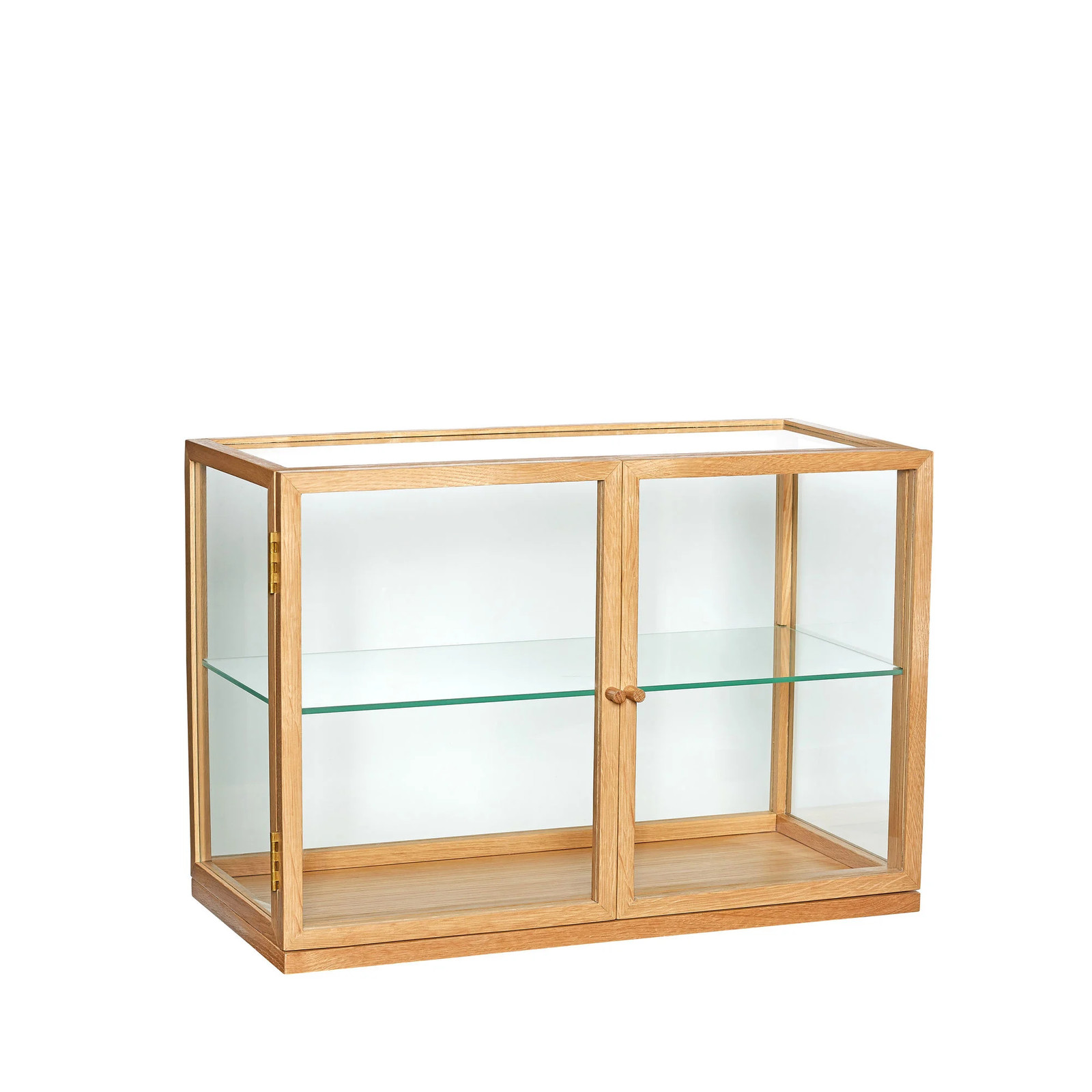 Hubsch Poetic vitrine large naturel met glazen deuren