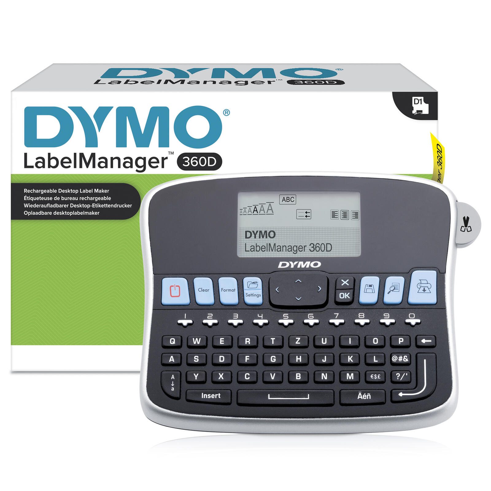 DYMO® LabelManager™ 360D, / Beschriftungsgerät - QWERTZ-Tastatur S0879520