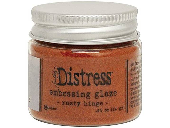 Ranger Tim Holtz - -Tim Holtz Distress Embossing Glaze-Rusty Scharnier, 1 oz pot
