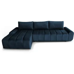 ECKSCHLAFSOFA Costa L Dunkelblau links