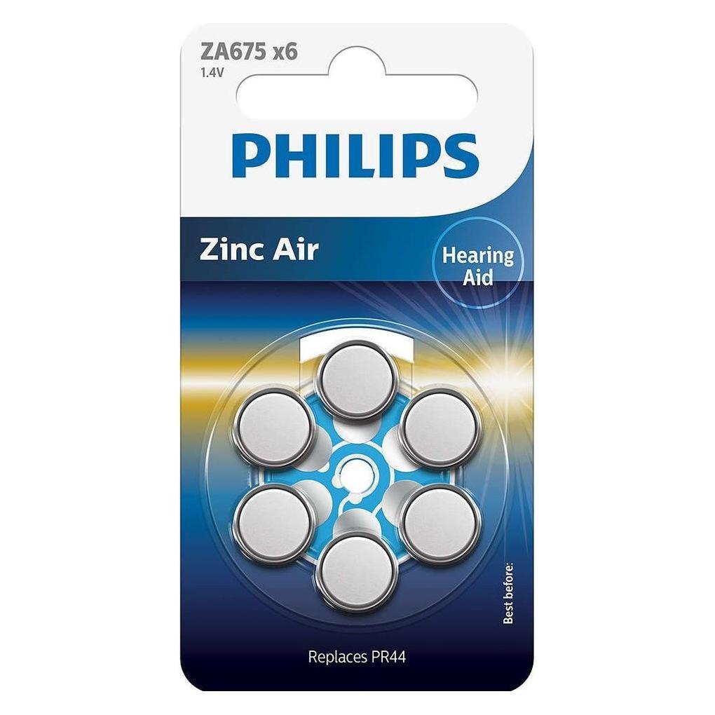 Philips PR675 (PR44) - Hearing Aid (6 Stk., PR44, 630 mAh) (ZA675B6A)