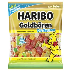 HARIBO Goldbären Die Sauren Fruchtgummi 175,0 g