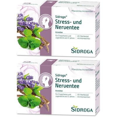 Sidroga Stress- und Nerventee Filterbeutel 2x 2x20x2 g Tee