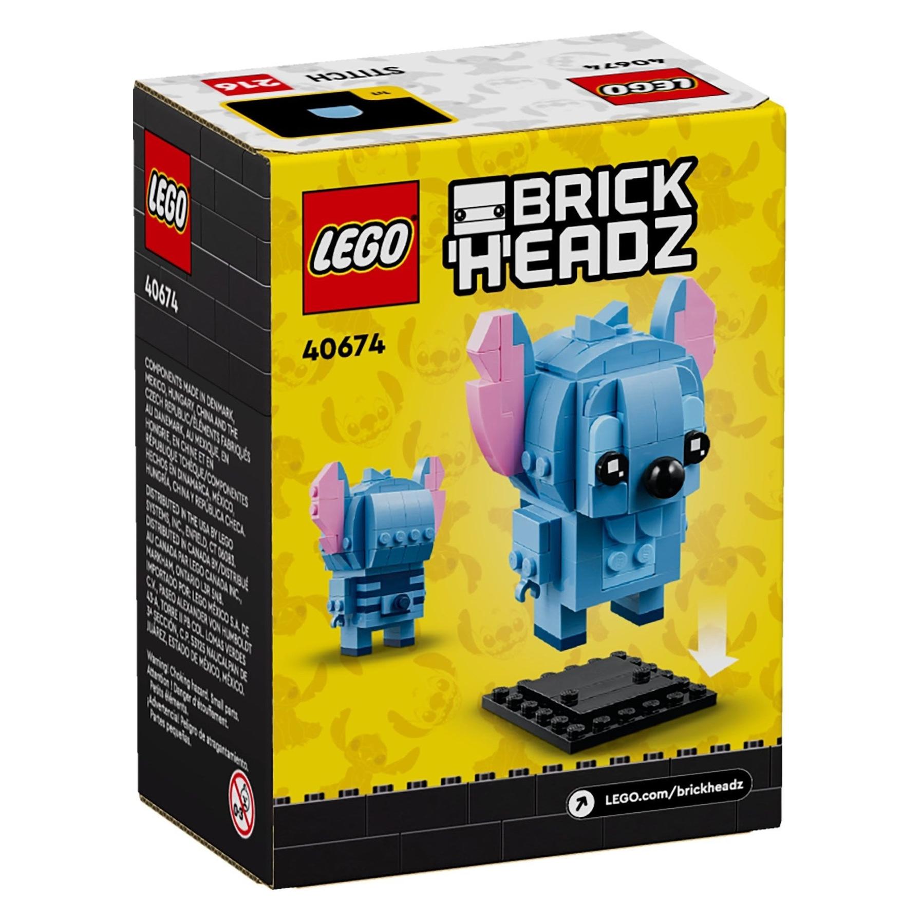 LEGO BrickHeadz End-Of-Live Set Stitch - 40674 NEU! Teile 152x (40674, LEGO Brickheadz, LEGO Disney) (40674)