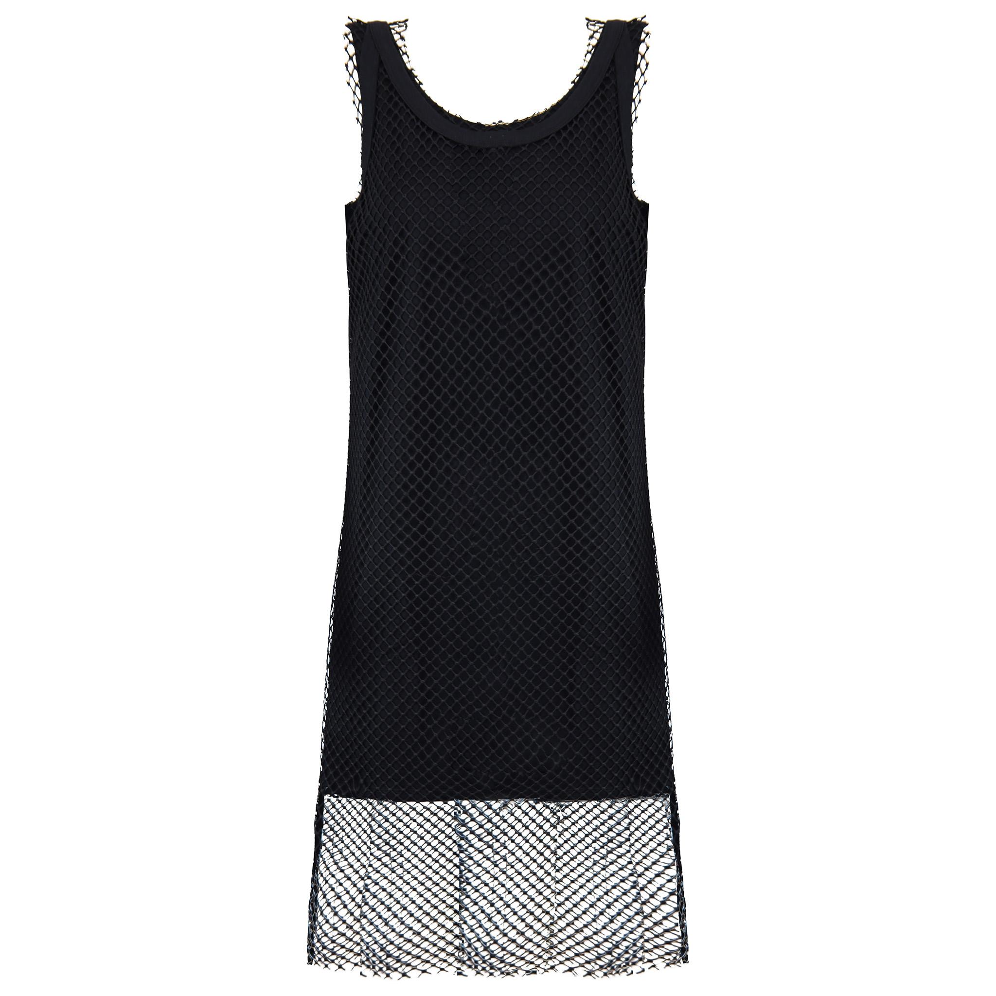 Armani Exchange Netted Womens Black Kleid