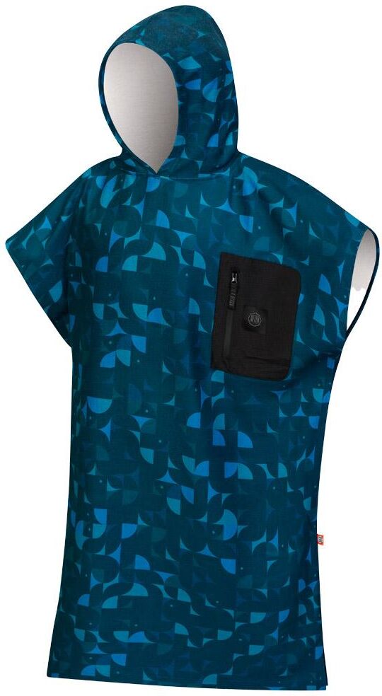 After Essentials  - Tech Pocket Series Poncho Blue Star - Poncho de bain