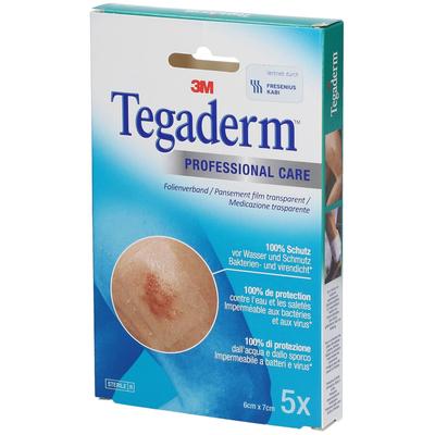 Tegaderm Film 6x7 cm 1624Np 5 St Pflaster