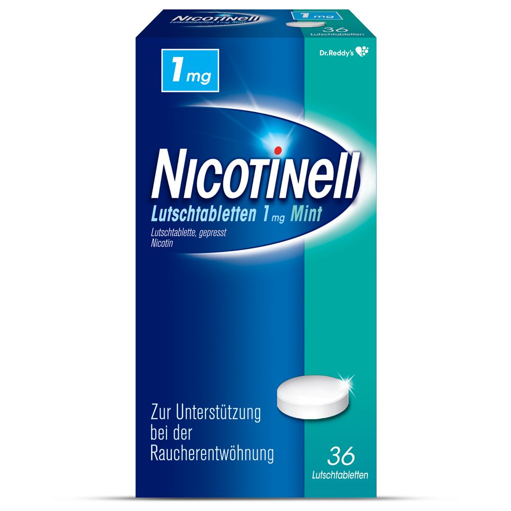 Nicotinell Lutschtabletten 1 mg Mint 36 St