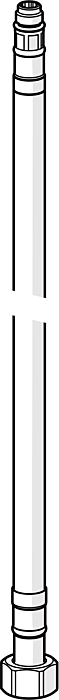 Anschlußschlauch 59914593 L=400, G3/8-M10x1,HANSA