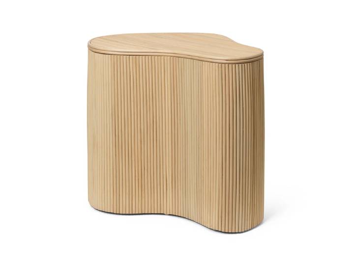Ferm Living - Isola Rattan Aufbewahrungstisch, natur