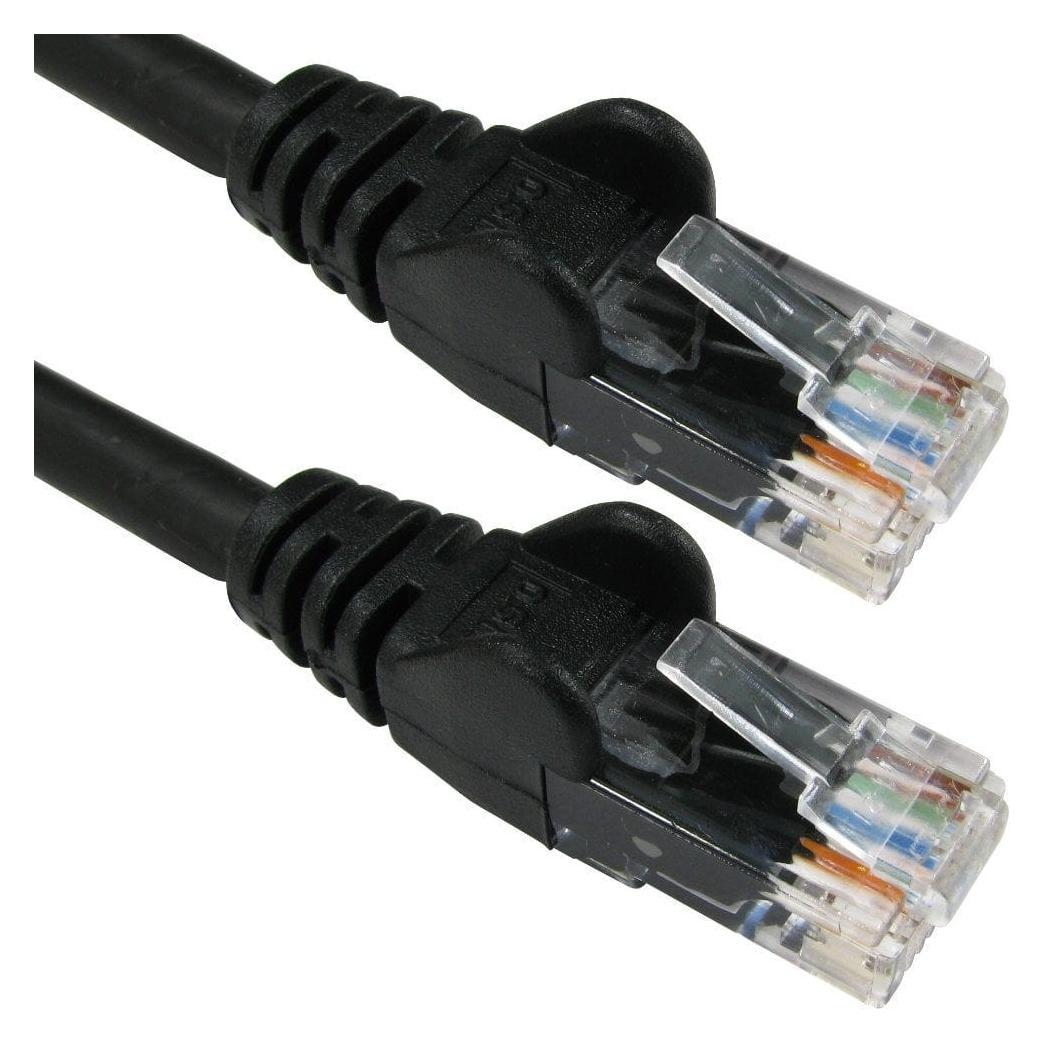 Cables Direct CDL 6m Gigabit Networking -Black (CAT6, 6 m) (99LHT6-606K)