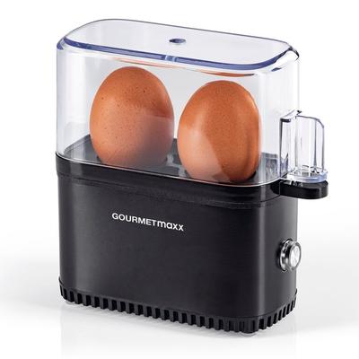 GOURMETmaxx Eierkocher Kompakt 2.0 250W schwarz matt
