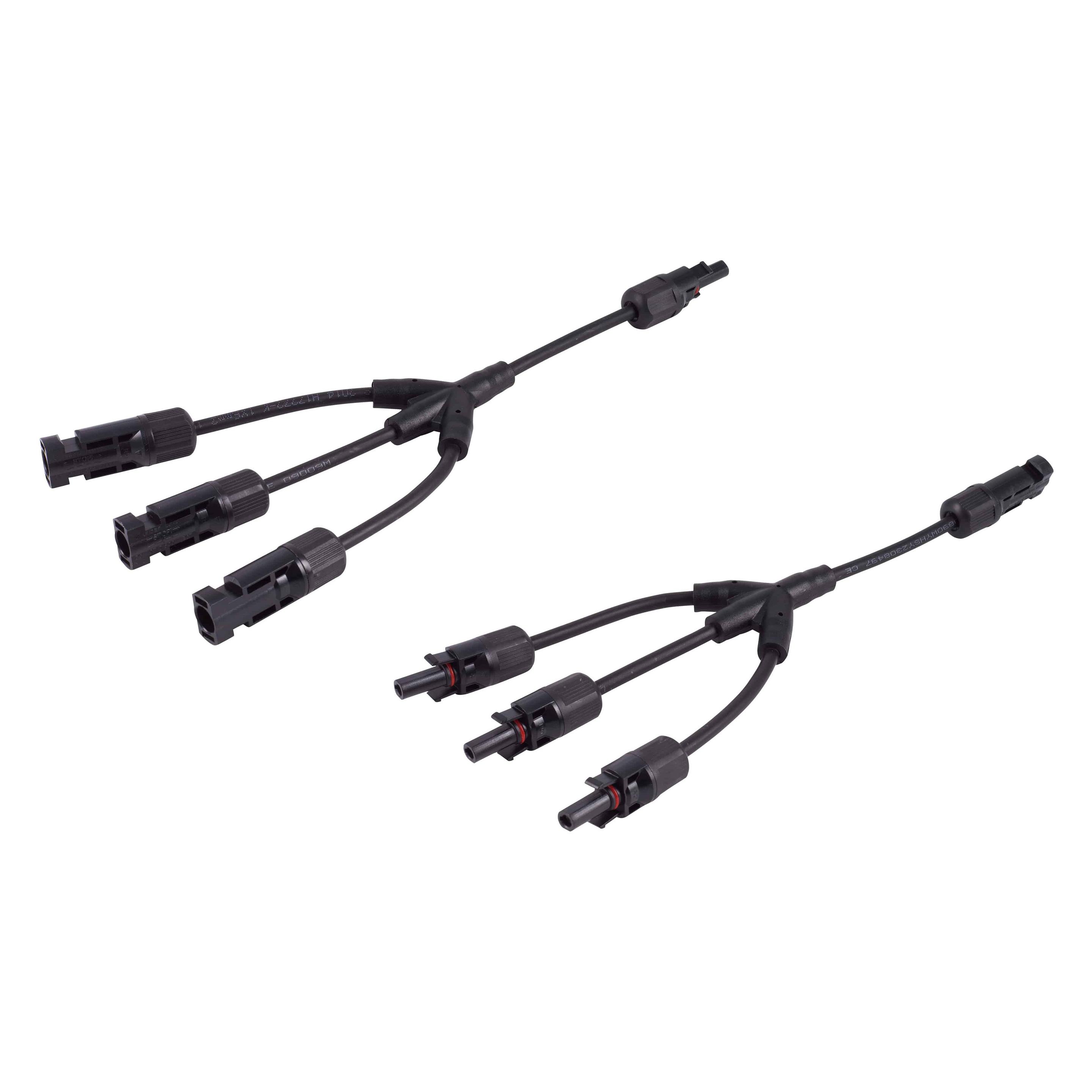 Shiverpeaks S/CONN maximum connectivity PV4 T-Adapterkabel Set, 3/1, 6mm², schwarz/schwarz, 30cm (Solarstecker) (02-21053)