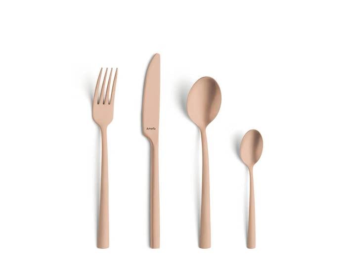 Amefa Set de couverts Manille Vintage 16 pièces Cuivre