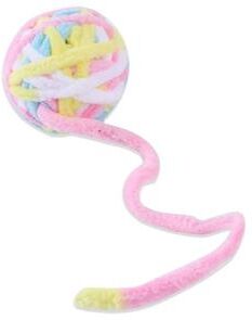 Uplift Picks Colorful Wool Cat Toy Balls For Interactive Chewing Chasing Teasing And Self Play rainbow