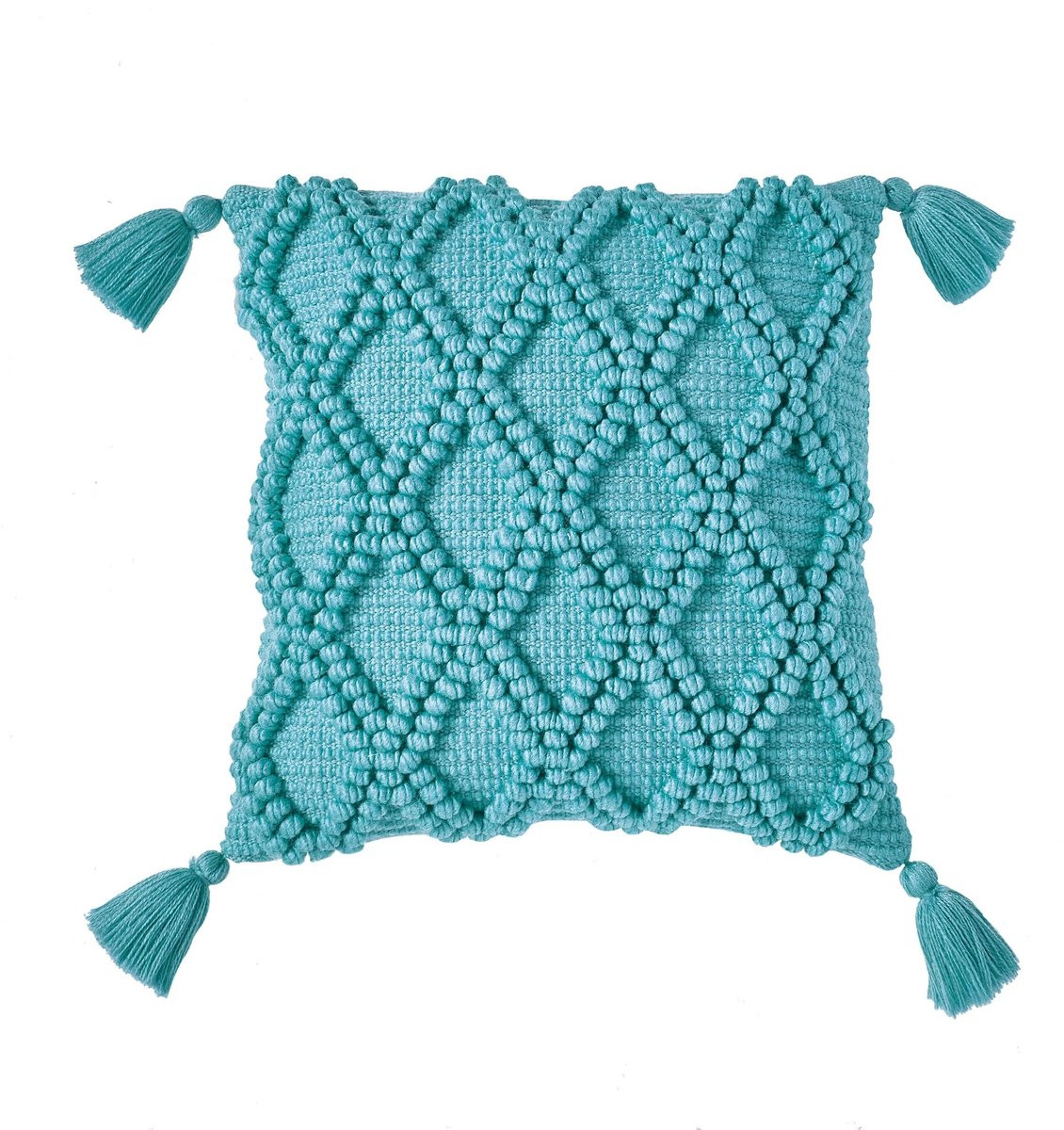 Ulster Weavers Kussen Alda Aqua inclusief binnenkussen - 43 x 43 cm
