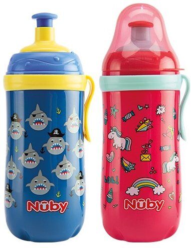 Borraccia Nuby NV0406012 Sipper Pop Up Assortito
