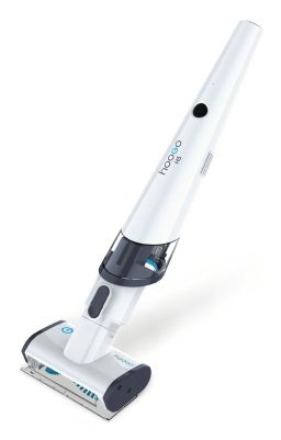 hoogo H5 Handstaubsauger Beutellos bis 30 min Laufzeit 14,8 V EPA (Graphit, Weiß) HH502