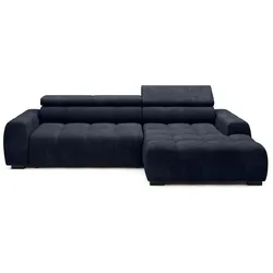 Ecksofa Bull Stoff Deep Blue