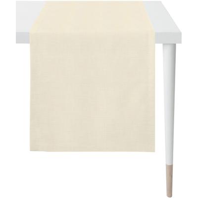 Tischläufer APELT "Apart, LOFT STYLE", beige (creme), B:48cm L:145cm, Polyester, Tischdecken, UNI-BASIC