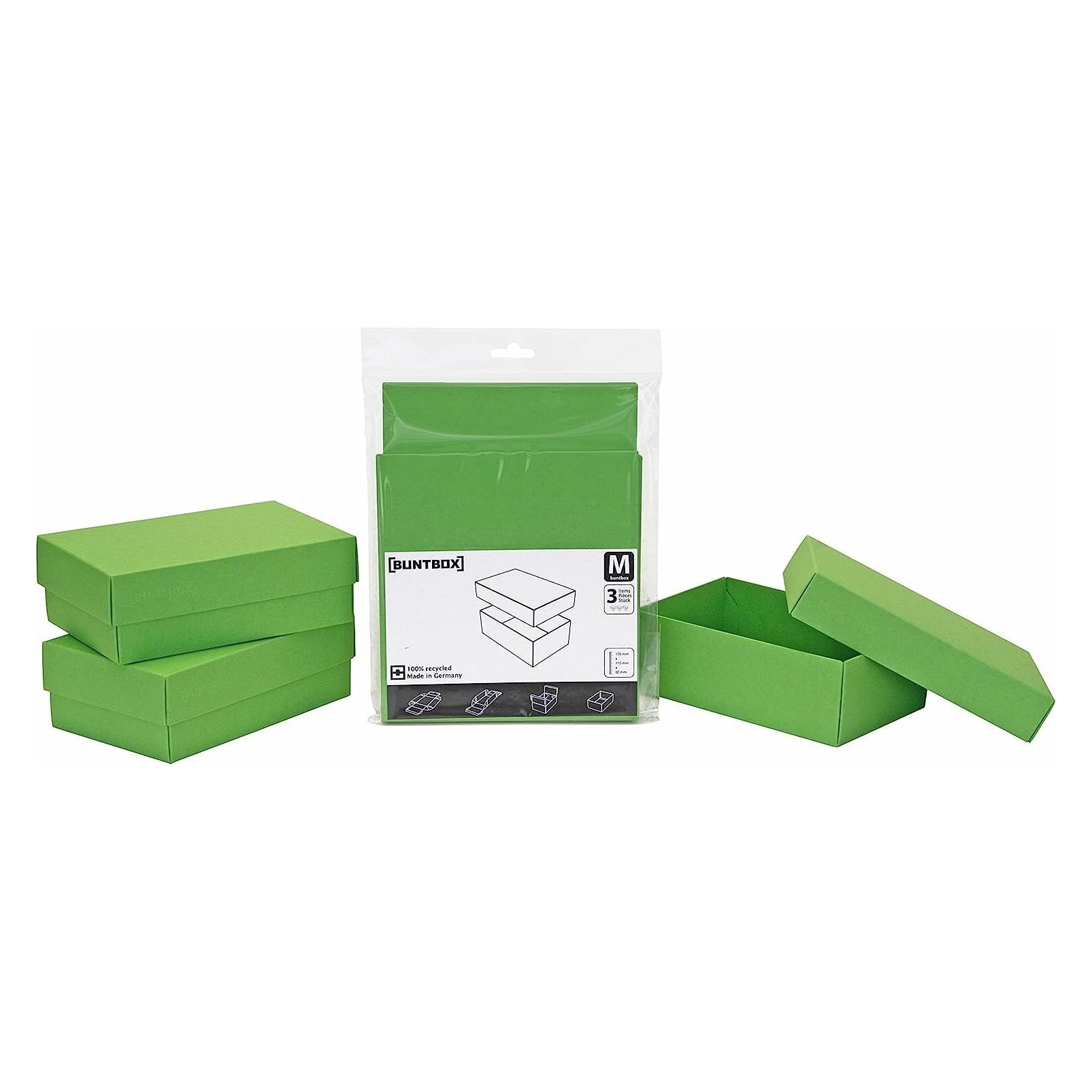 Buntbox 70-1 - Kartonage Set 3-teilig, Grösse M, Apfel (3x) (70-1)