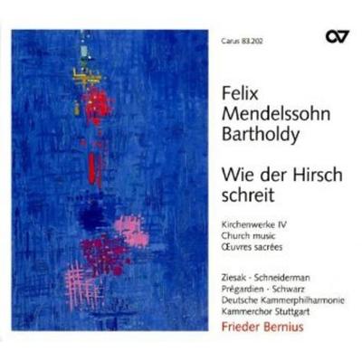 WIE DER HIRSCH SCHREIT (Kirchenw.4) - Christoph Prégardien,Ruth Ziesak, CD