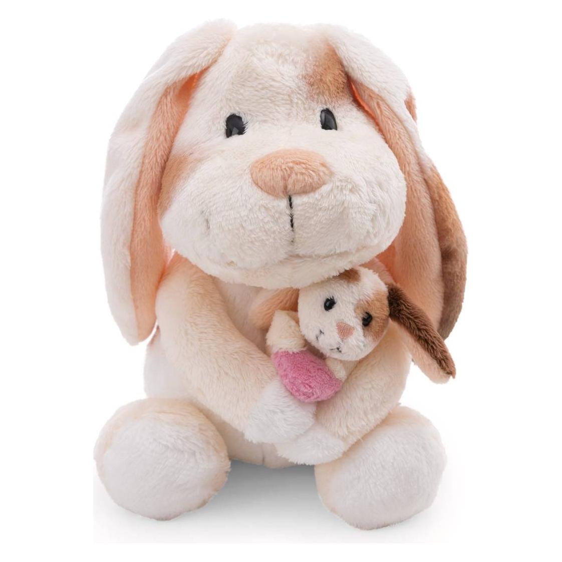 NICI Plüsch Hase mit Kind beige 20cm (20 cm) (62841)