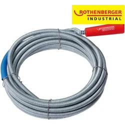 Rothenberger Industrial Abflussreiniger Reinigungsspirale mit Rückholbohrer 7m