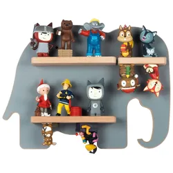 Kinderregal Boarti Grau