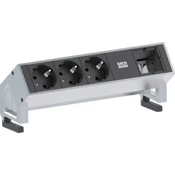 BACH 902.200 - DESK2 3x Schutzkontakt 1x ABD GST18, weiß
