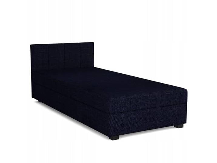 TAPCZANY24 - Boxspringbett Adel 120x200 cm mit Taschenfederkern Matratze Bett mit Matratze, Polsterbett mit Bettkasten, Gepolstertes Einzel Bett, Schlafsofa - Marine