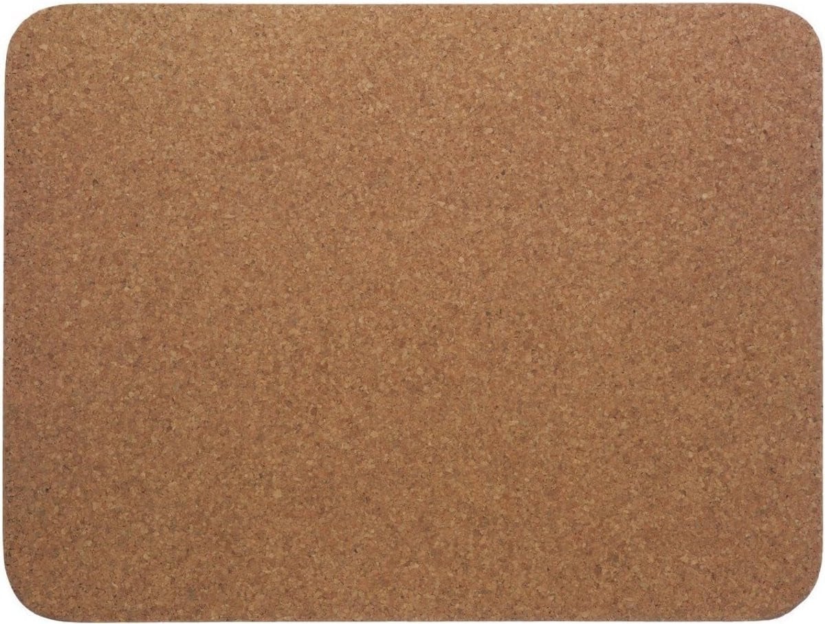 LadaTerra luxe dikke kurkmat voor de douche, sauna of badkamer, 60 x 45 x 1,5 cm