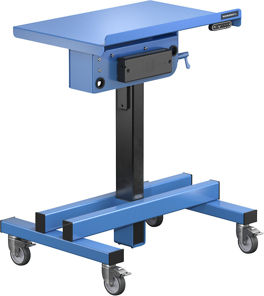 E-Materialständer, mit Ladefläche, Plattform-LxB 600 x 400 mm eurokraft pro