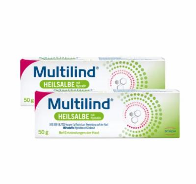 STADA Consumer Health Deutschland GmbH MULTILIND Heilsalbe m.Nystatin u.Zinkoxid 2X50 g 19373689