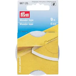 Prym Wonder Tape, selbstklebend, wasserlöslich, Breite: 6 mm, Länge: 9 m