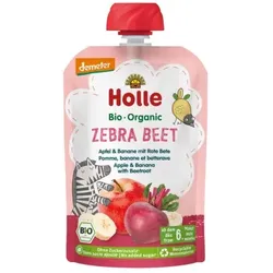 Holle Zebra Beet - Apfel & Banane mit Rote Bete bio