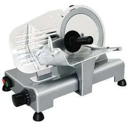 Le pratique Italienischer Profi-Aufschnittschneider – 110 W – 195-mm-Scheibe, Aufschnittmaschine