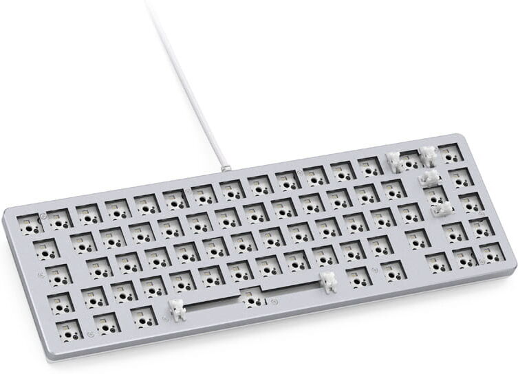 Glorious GMMK 2 Compact Tastatur - Barebone, ISO-Layout, wei&szlig;