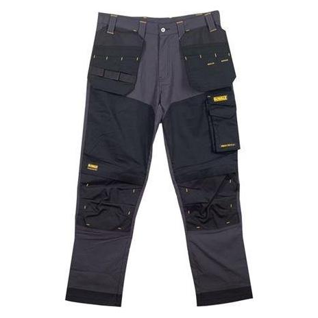 DeWalt MEMP31320 Memphis 4-way stretch werkbroek L31 grijs /zwart - 32 (31, 32) (MEMPHIS 32/31)