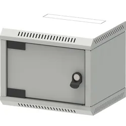 Triton RBA-04-CS3-CAX-C1 10" Wandschrank 4HE, mit Vollblechtür, grau