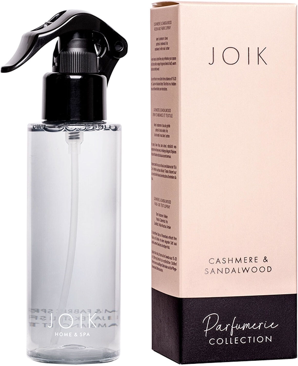 JOIK Parfumerie Collection Fabric & Room Spray Cashmere & Sandalwood 150ml